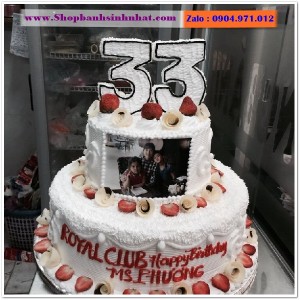 Bánh Sinh Nhật In Hình Ảnh - H47